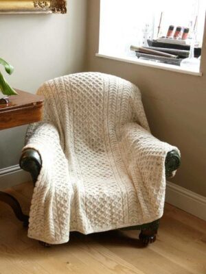 Honeycomb Wool Throw