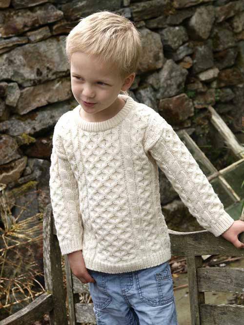 Childrens on sale aran cardigans