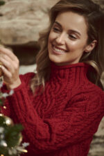 FUNNEL NECK SWEATER C4863