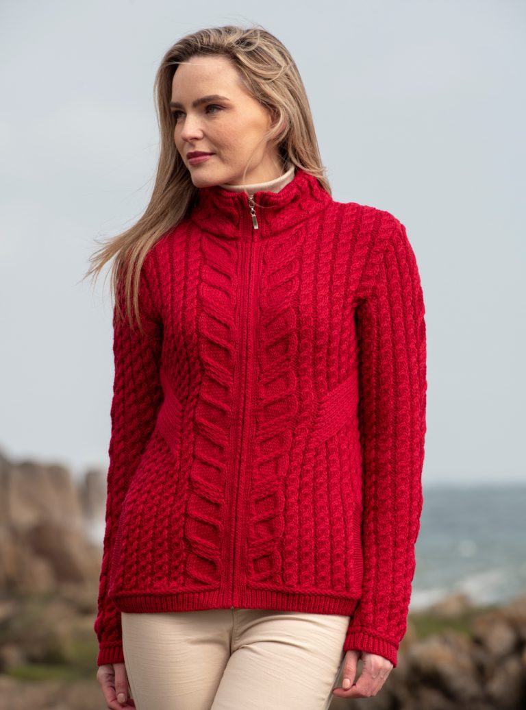 Aran Crafts Ladies Irish Sweaters Women's Aran Sweaters