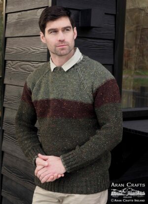 DONEGAL THREE TONE KNIT SWEATER K5261