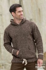 DONEGAL WOOL KANGAROO POCKET SWEATER K3084