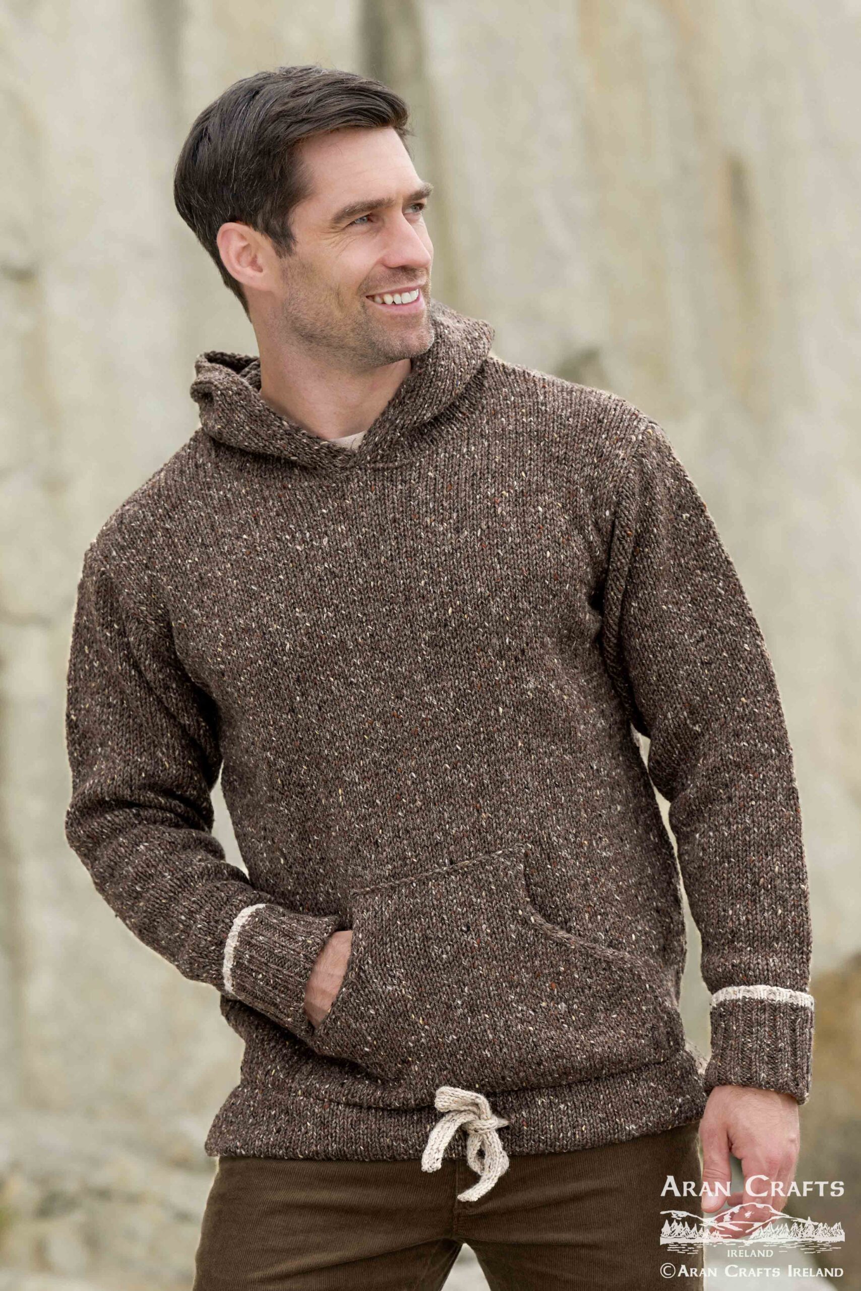 DONEGAL CURL NECK SWEATER K4594