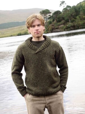 KILLYBEGS SHAWL COLLAR SWEATER K5555