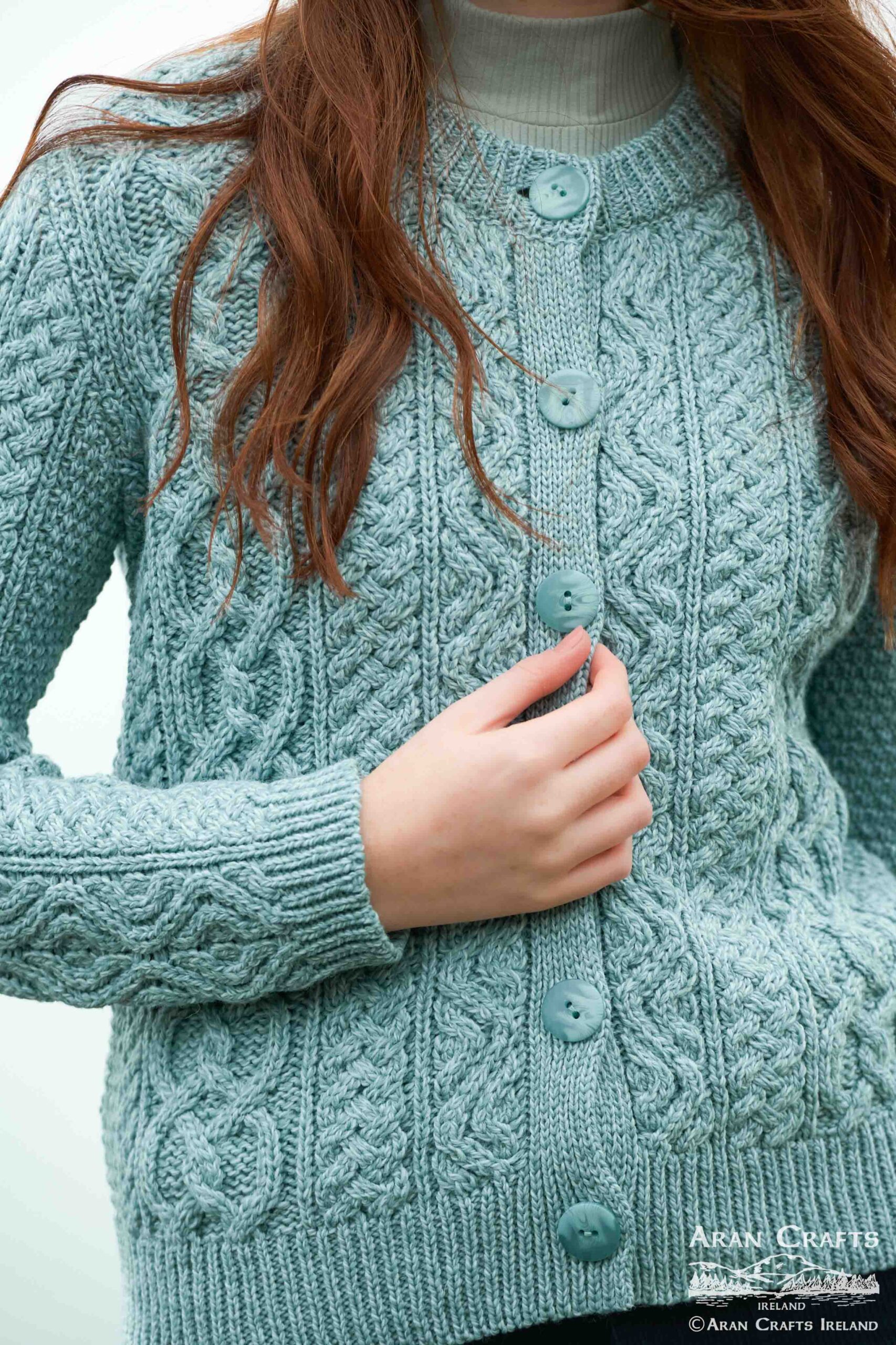 Irish cardigan sweater - Ladies cardigans, Aram Crafts