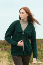 SAILOR COLLAR ONE BUTTON CARDIGAN X5575