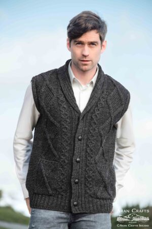 SHAWL COLLAR BUTTON WAISTCOAT SH5107